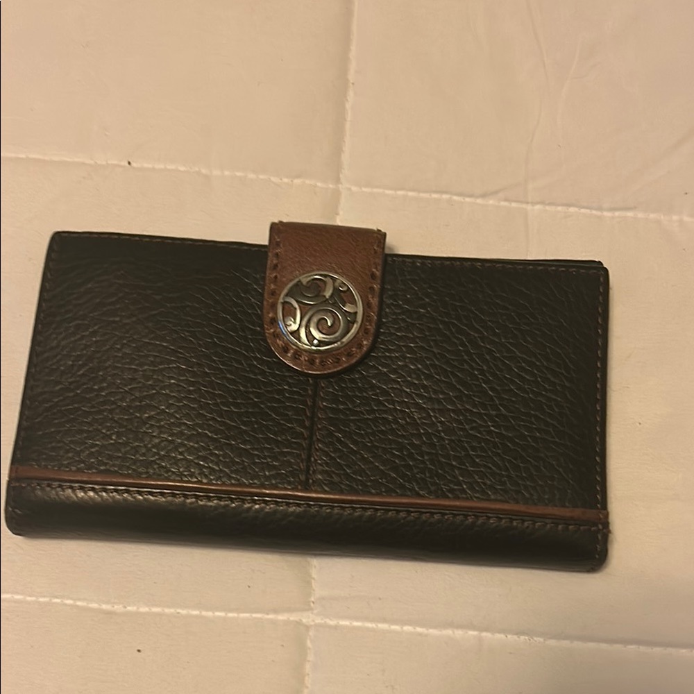 Black and Brown Leather Wallet